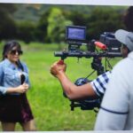 Actress Sehnoor shares a BTS picture from the sets of song Girlfriend