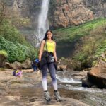 Pranati Rai Prakash has a whale of a time with her gang at the breathtakingly beautiful waterfall