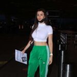 Actress Giorgia Andriani looks a complete Diva as she was spotted at the airport heading to Dubai for a shoot